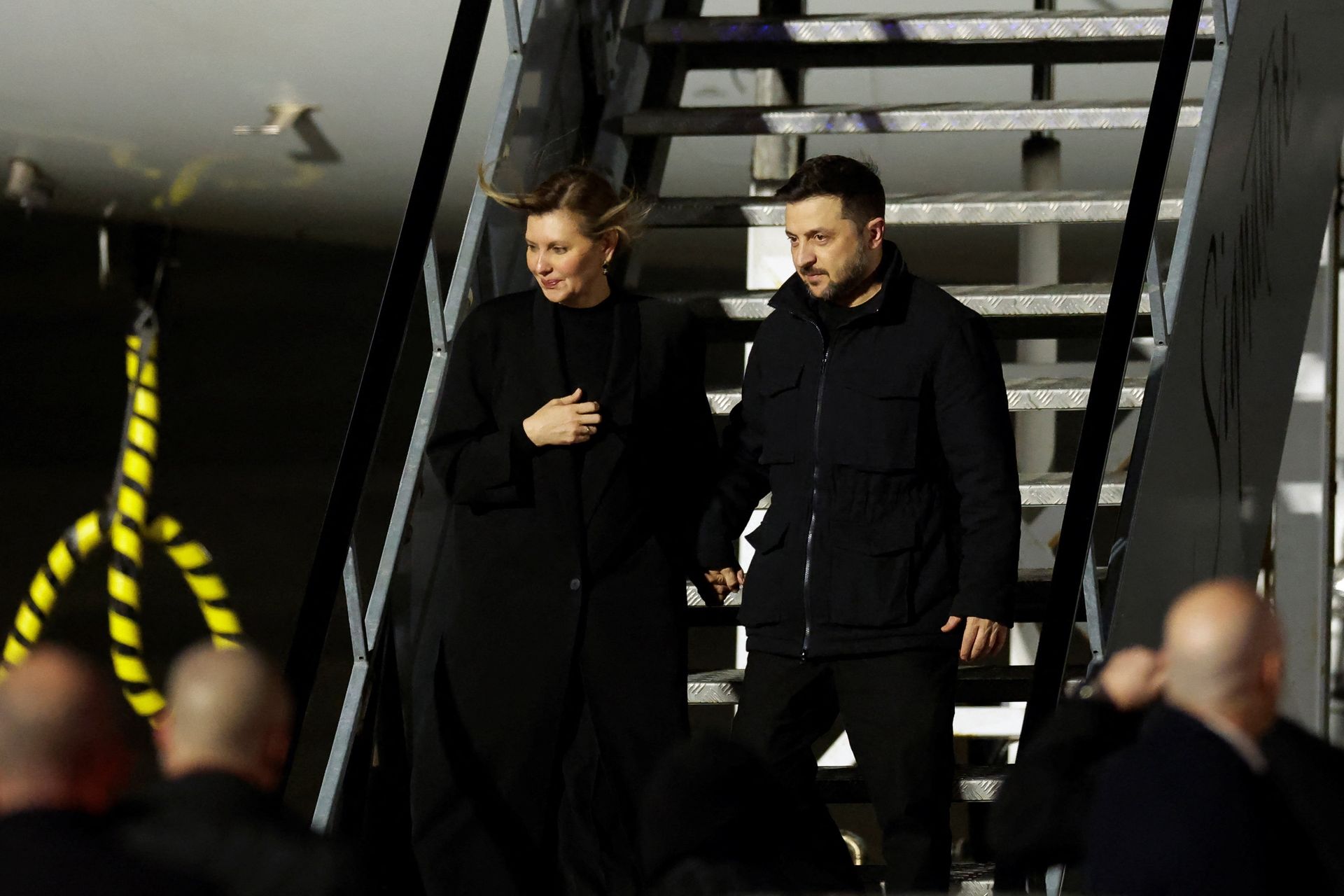 Incydent w Irlandii. Koło samolotu Zełenskiego latały nieznane drony