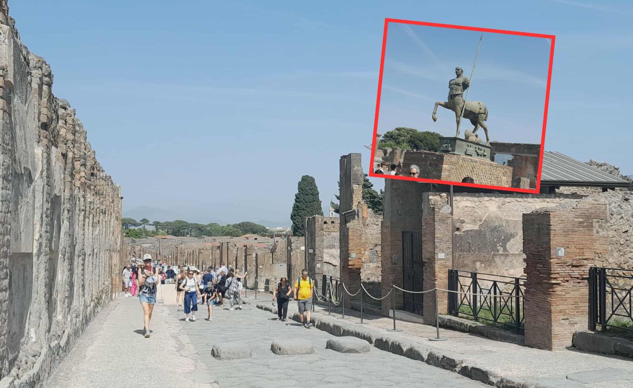 Polak zatrzymany we Włoszech. Wziął kilka kamieni w Pompejach