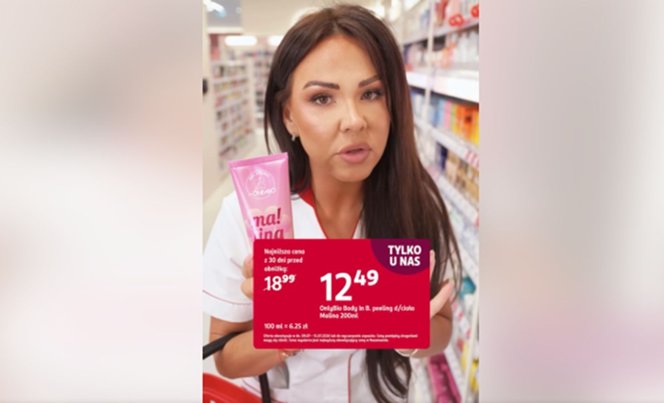 Sylwia Bomba w reklamach Rossmanna