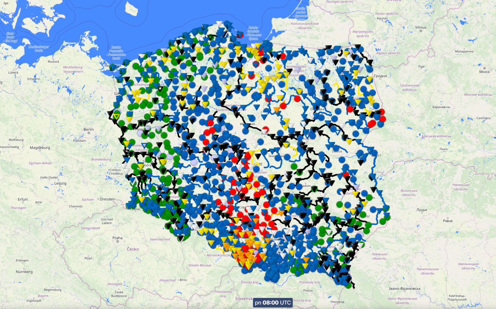Gdzie pada deszcz? Radar opadów w telefonie i internecie