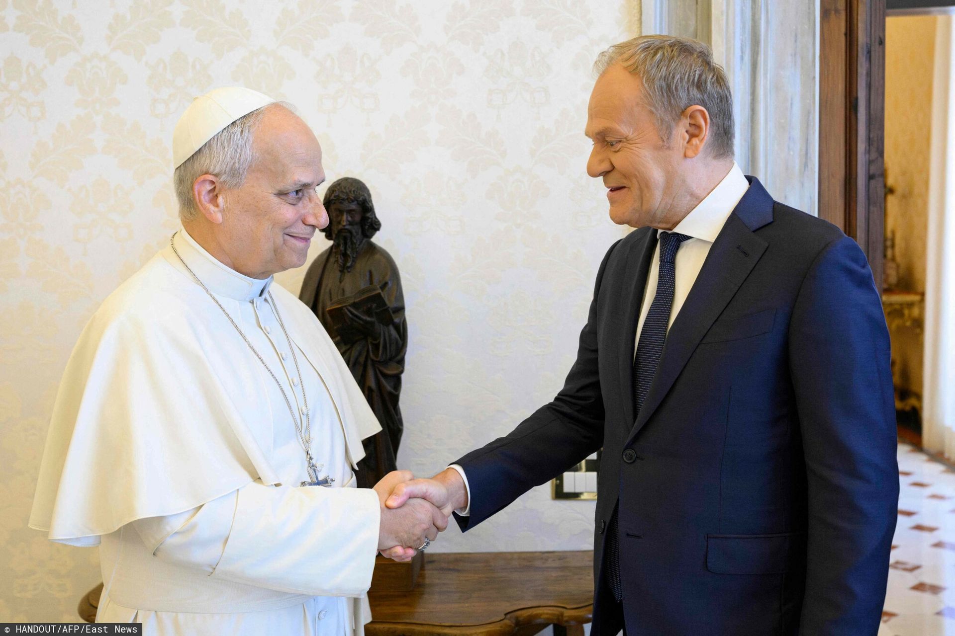 Tusk po spotkaniu z Leonem XIV. Papież dostał zaproszenie do Polski