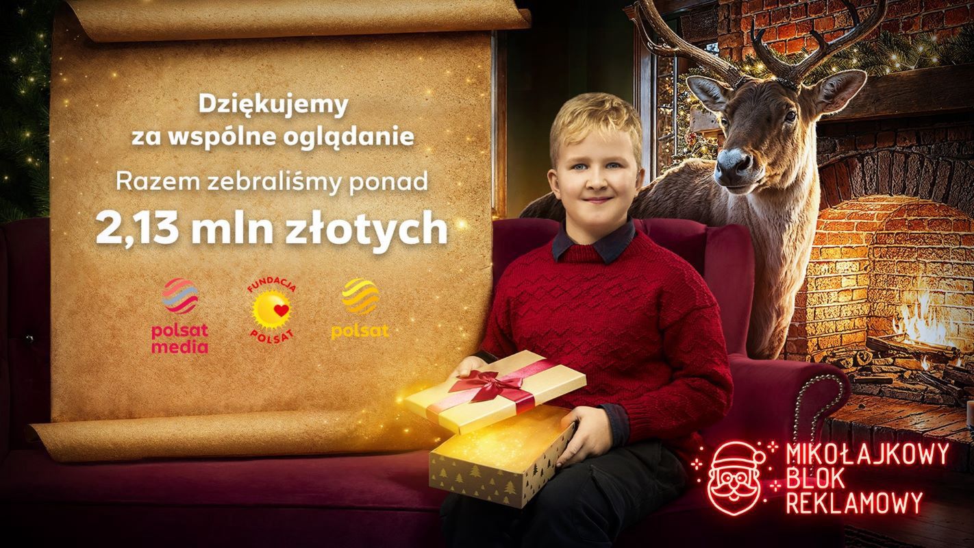 Tyle przyniósł Mikołajkowy Blok Reklamowy Polsatu? Tym razem bez rekordu
