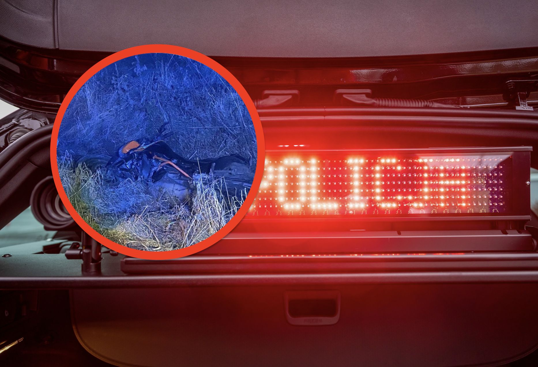 Jechali na interwencję. Zauważyli wystającą z rowu rękę