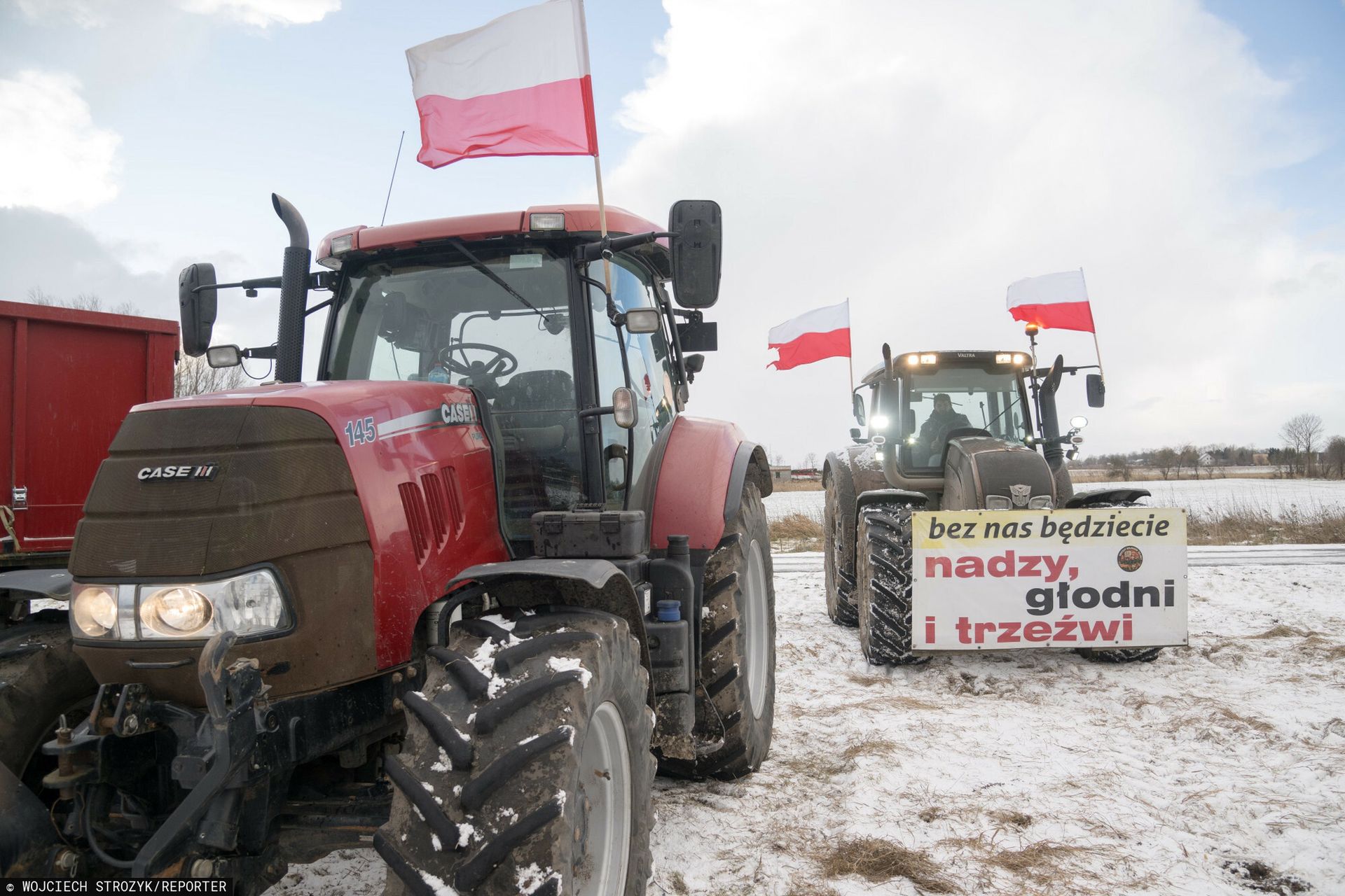 Będzie paraliż Warszawy? Pierwsze traktory dotarły o północy