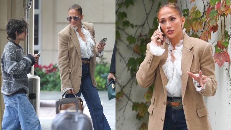 Jennifer Lopez mknie z niebinarną córką do hotelu (ZDJĘCIA)