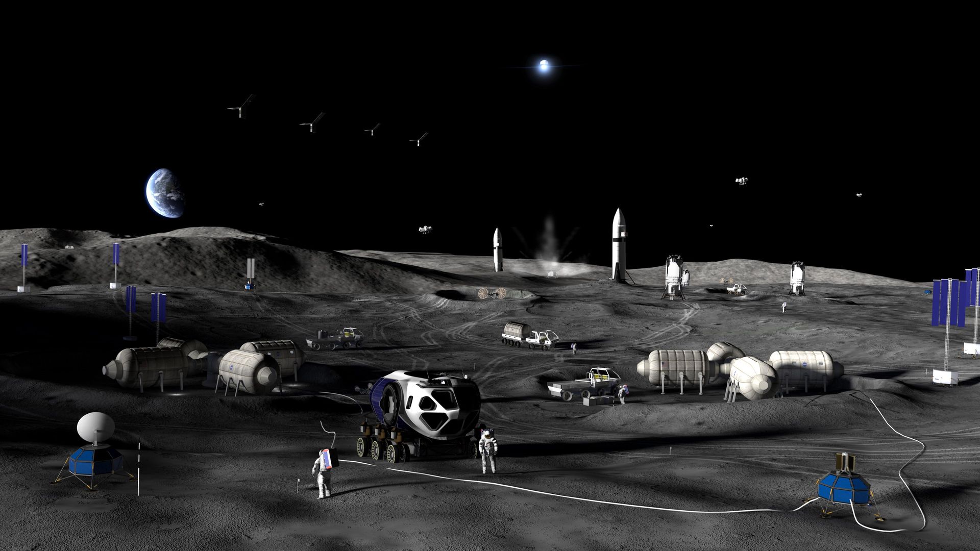 NASA szuka sposobu na „iskry” na Księżycu. Chodzi o skafandry i lądowniki Artemis