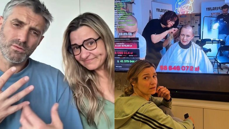 Zapłakana Joanna Koroniewska wpłaca 100 TYSIĘCY na walkę z rakiem. Dowbor: "Aśka się wzruszyła, bo ma swoją historię"