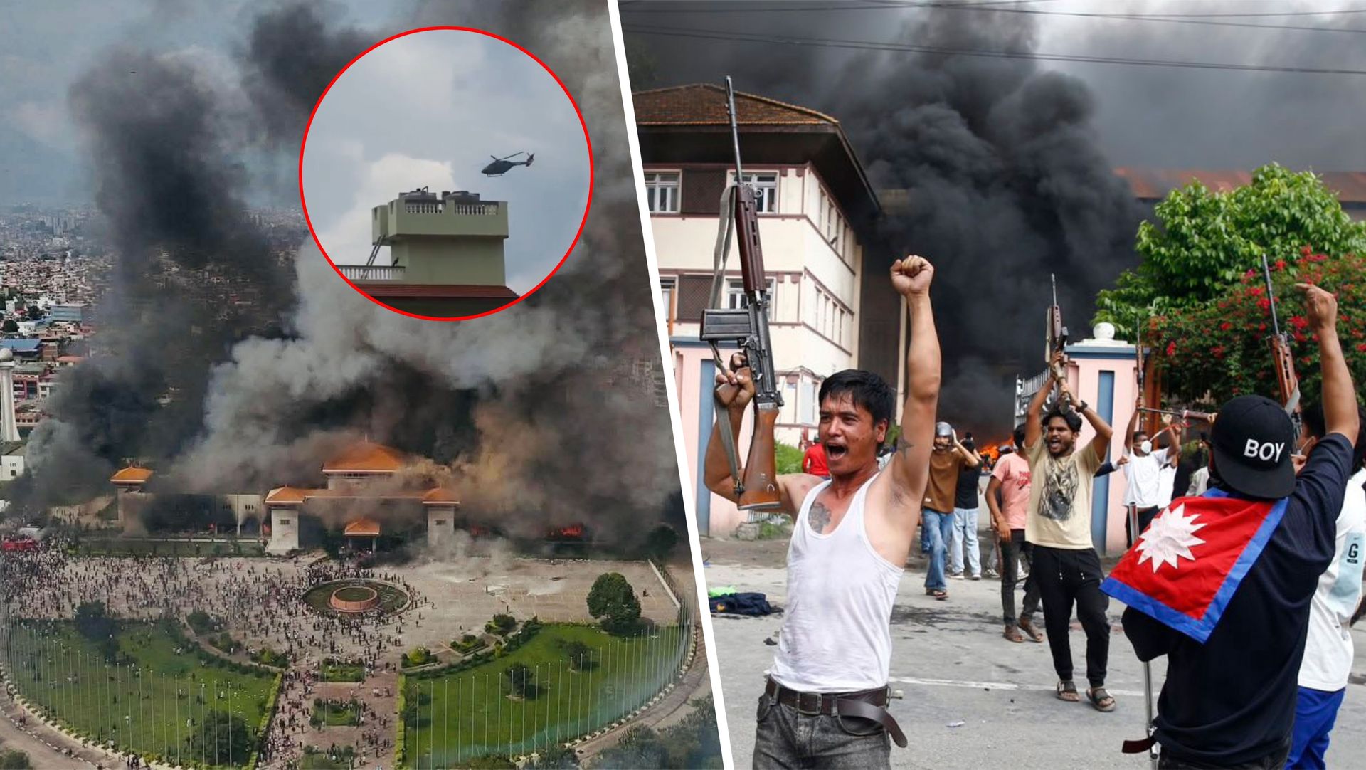 Premier Nepalu ucieka z kraju. Parlament w ogniu