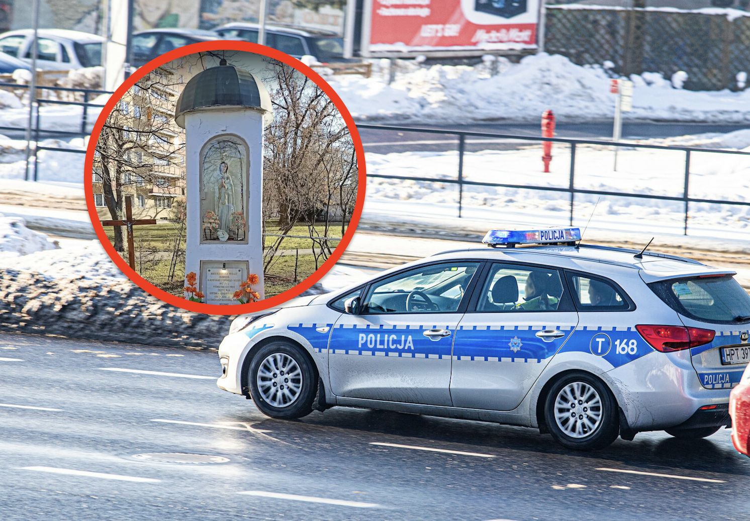 Matka Boska skradziona. Ktoś zabrał figurkę z kapliczki na Targówku