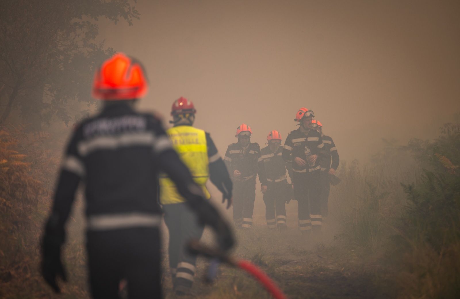 Pożary we Francji, panika we Włoszech. Chmura dymu spowiła niebo