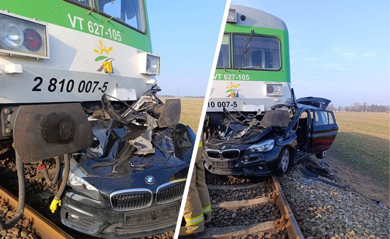 Horror na przejeździe kolejowym. Pasażerka zginęła na miejscu