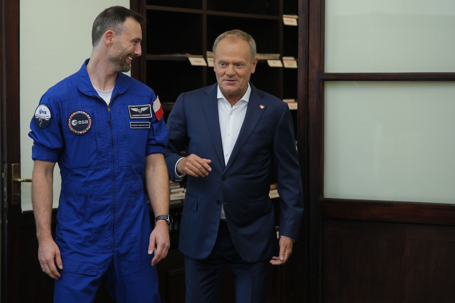 Uznański-Wiśniewski już w Polsce. Spotkał się z premierem