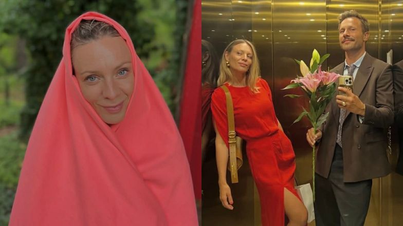 RZADKI WIDOK: Mateusz Banasiuk składa życzenia Magdalenie Boczarskiej i publikuje ich PRYWATNE kadry (ZDJĘCIA)