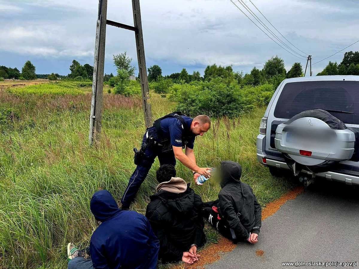 Pościg za migrantami na Dolnym Śląsku. Afgańczycy w rękach służb