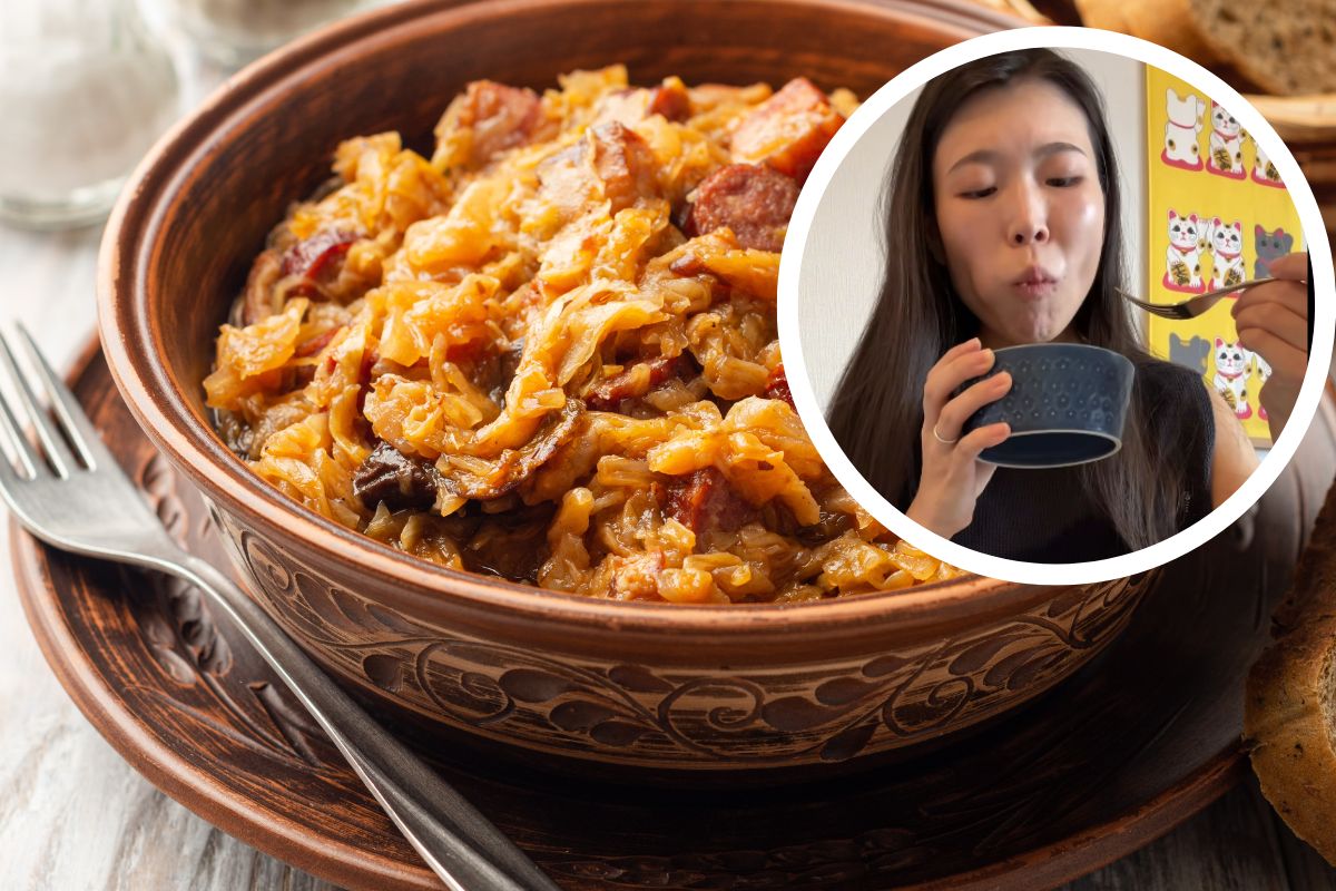 Japonka spróbowała polskiego bigosu. Jej reakcja mówi wszystko