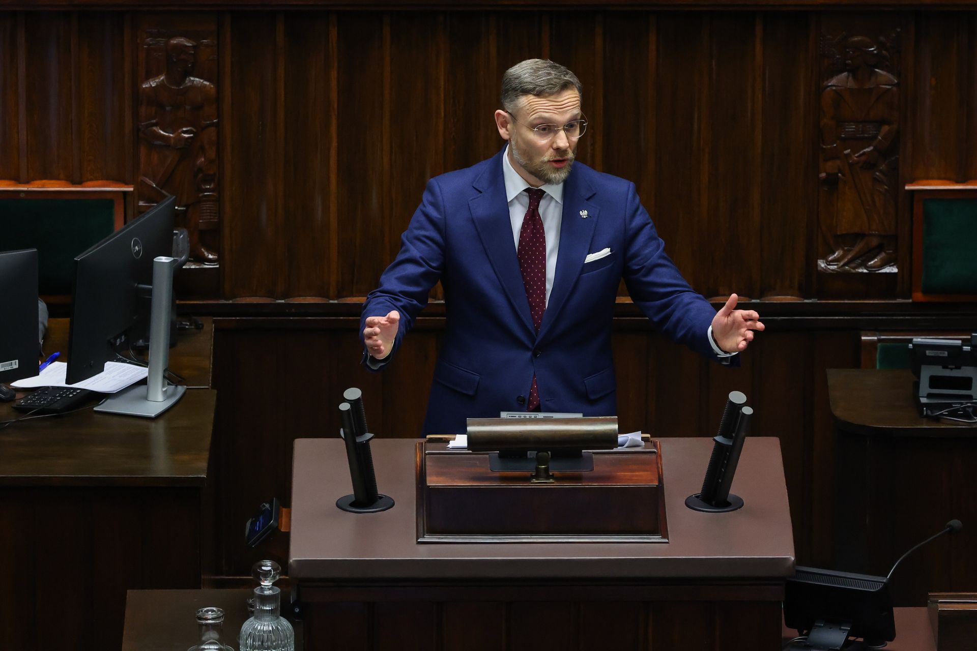 "Rozkaz od Tuska". Bogucki krytykuje rząd i zapowiada weto prezydenta