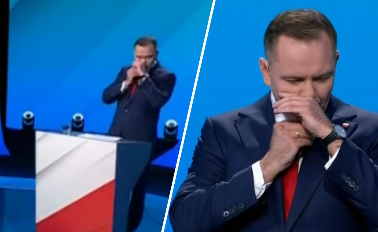 Dziwny gest Nawrockiego. Jest komentarz ze sztabu