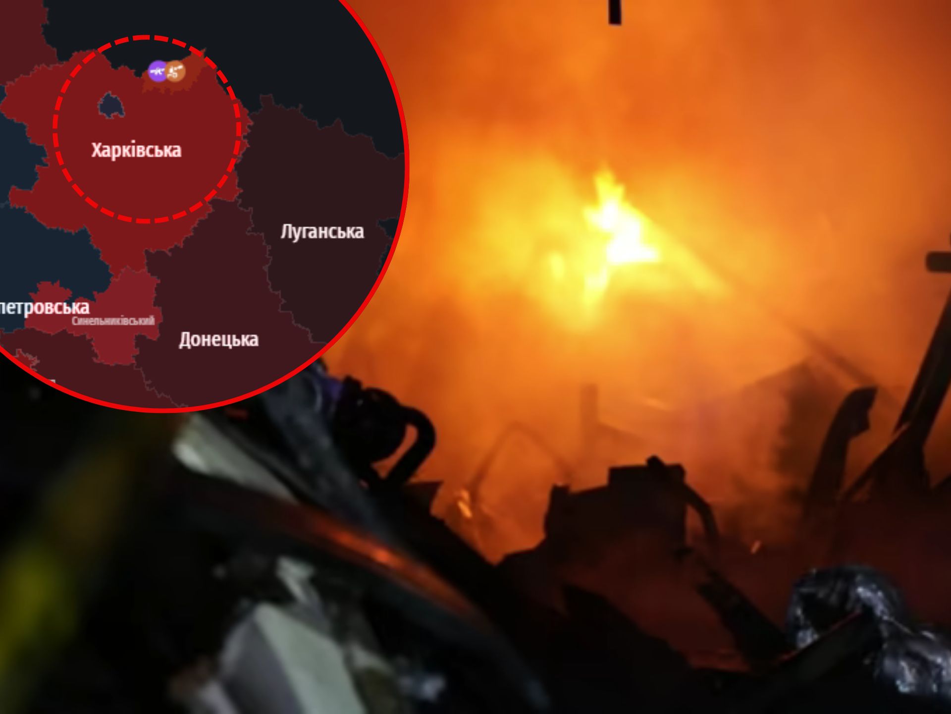 Charków w ogniu. Zabici i wielu rannych