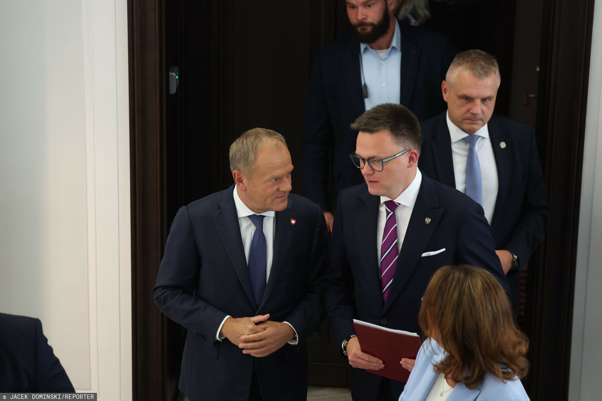 Tusk zdradził, co mu powiedział Hołownia. "Koniec dyskusji"