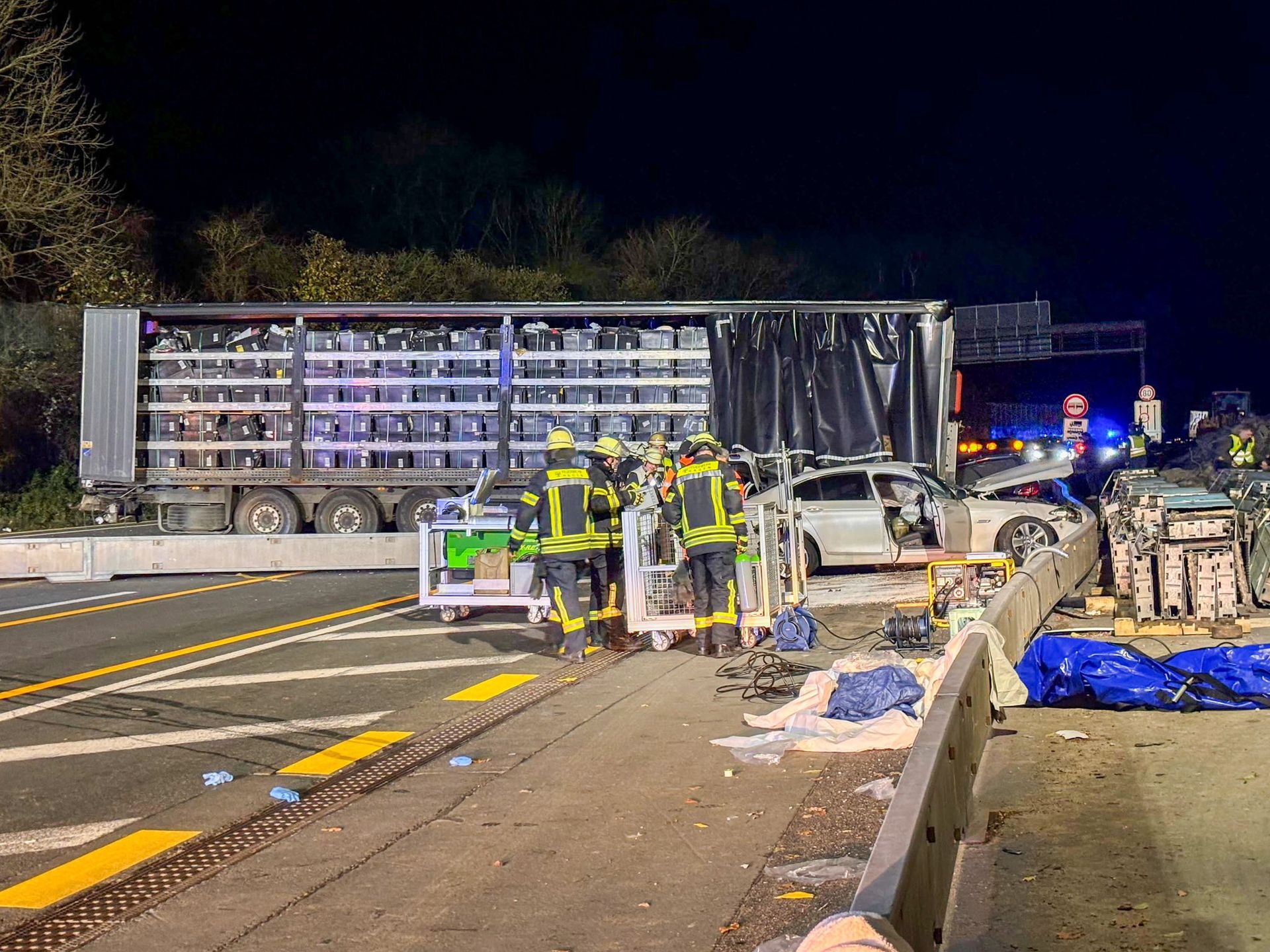 Staranował 50 aut na niemieckiej autostradzie. Jest wyrok sądu