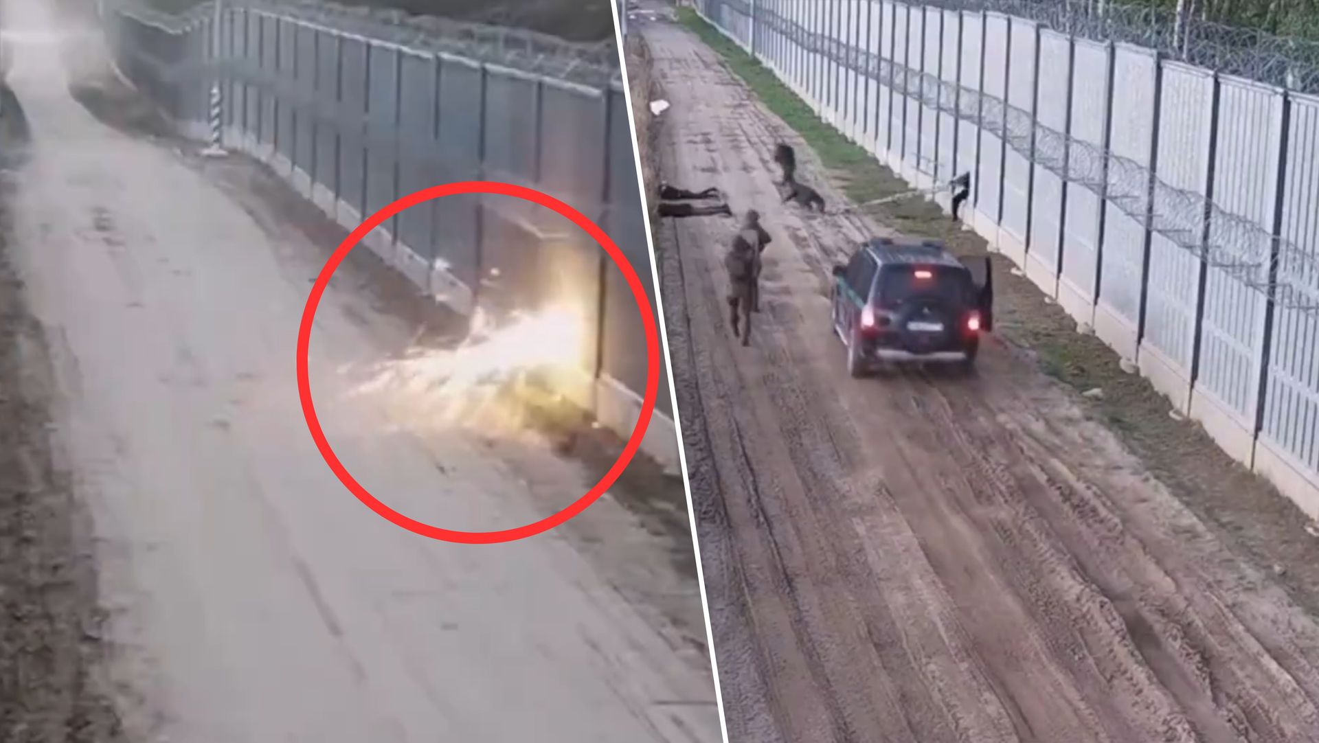 Kolejne ataki na zaporę. Pogranicznicy publikują nagranie