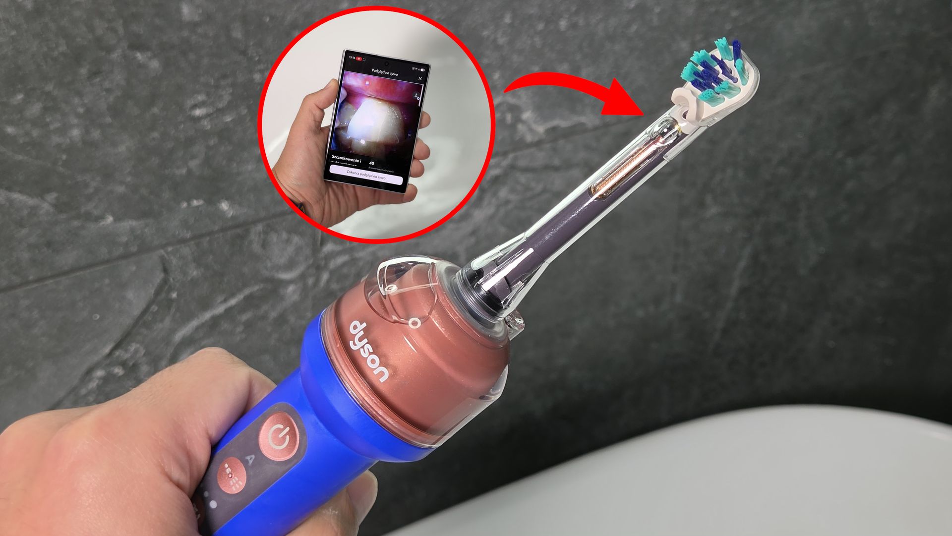 Przez miesiąc myłem zęby szczoteczką z kamerą. Dyson CameraJet – recenzja