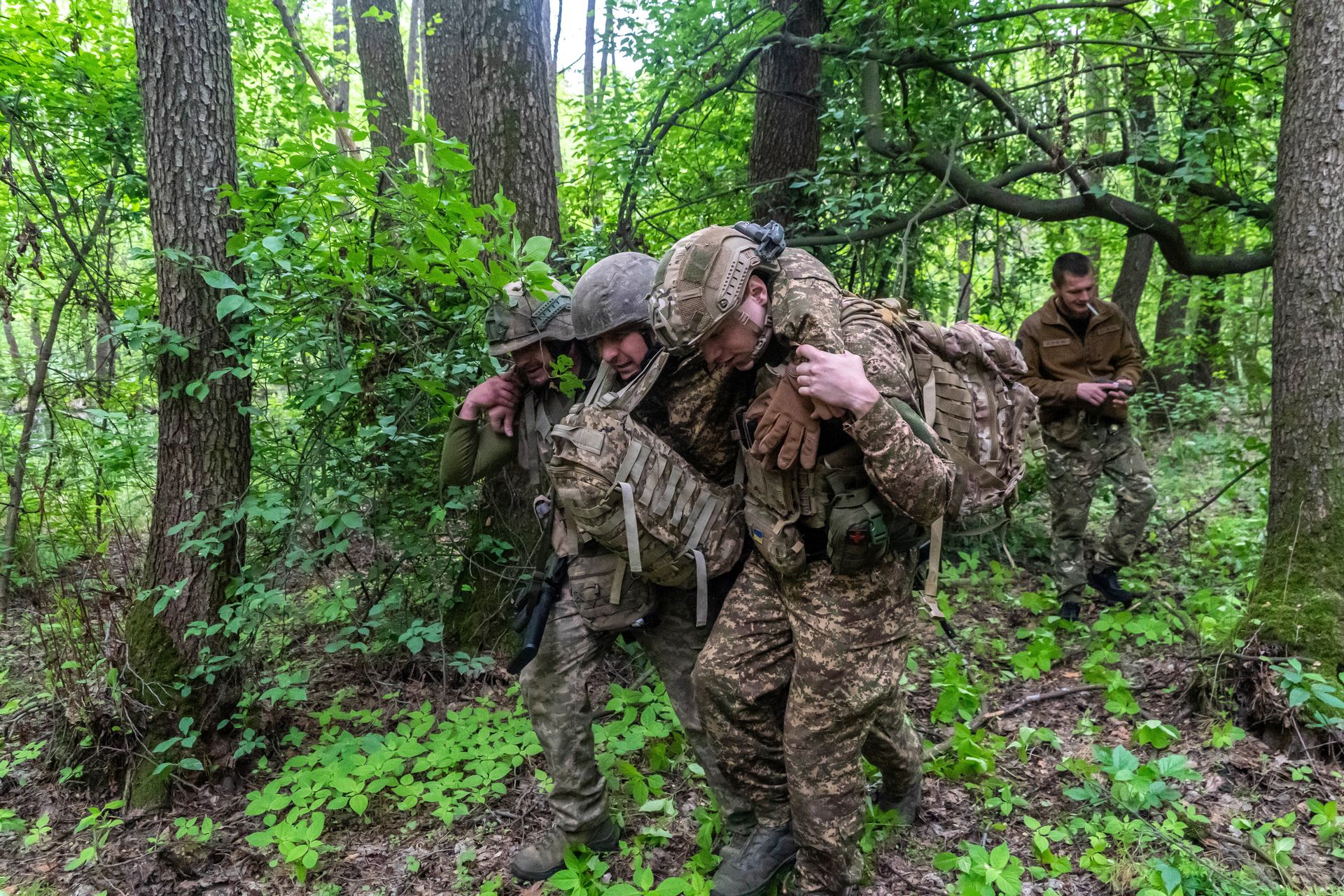 Atak rakietowy na ukraińską jednostkę. 12 ofiar śmiertelnych, 60 rannych