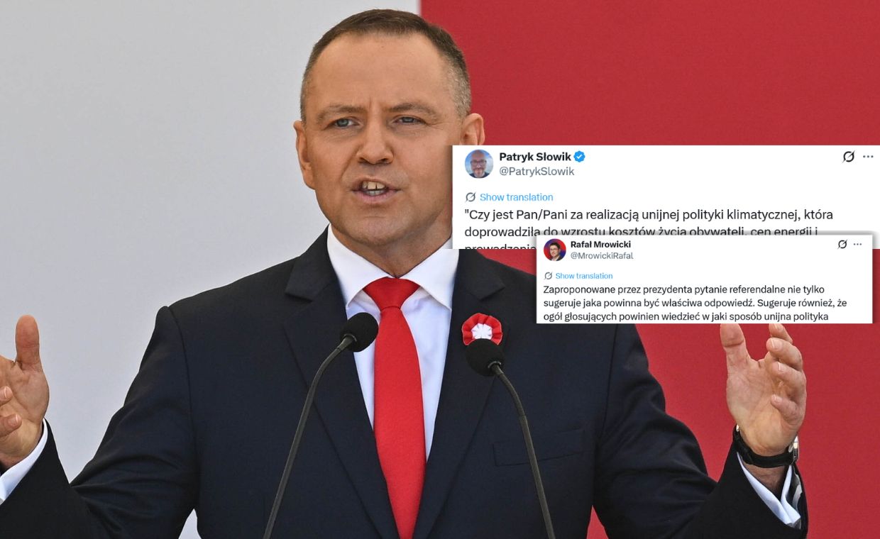 Lawina komentarzy ws. referendum Nawrockiego. "Cyrk polityczny"