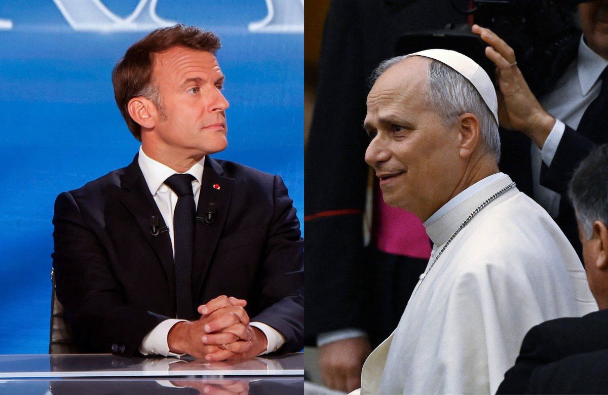 Macron rozmawiał z papieżem Leonem XIV. Słowa o pokoju i ochronie planety
