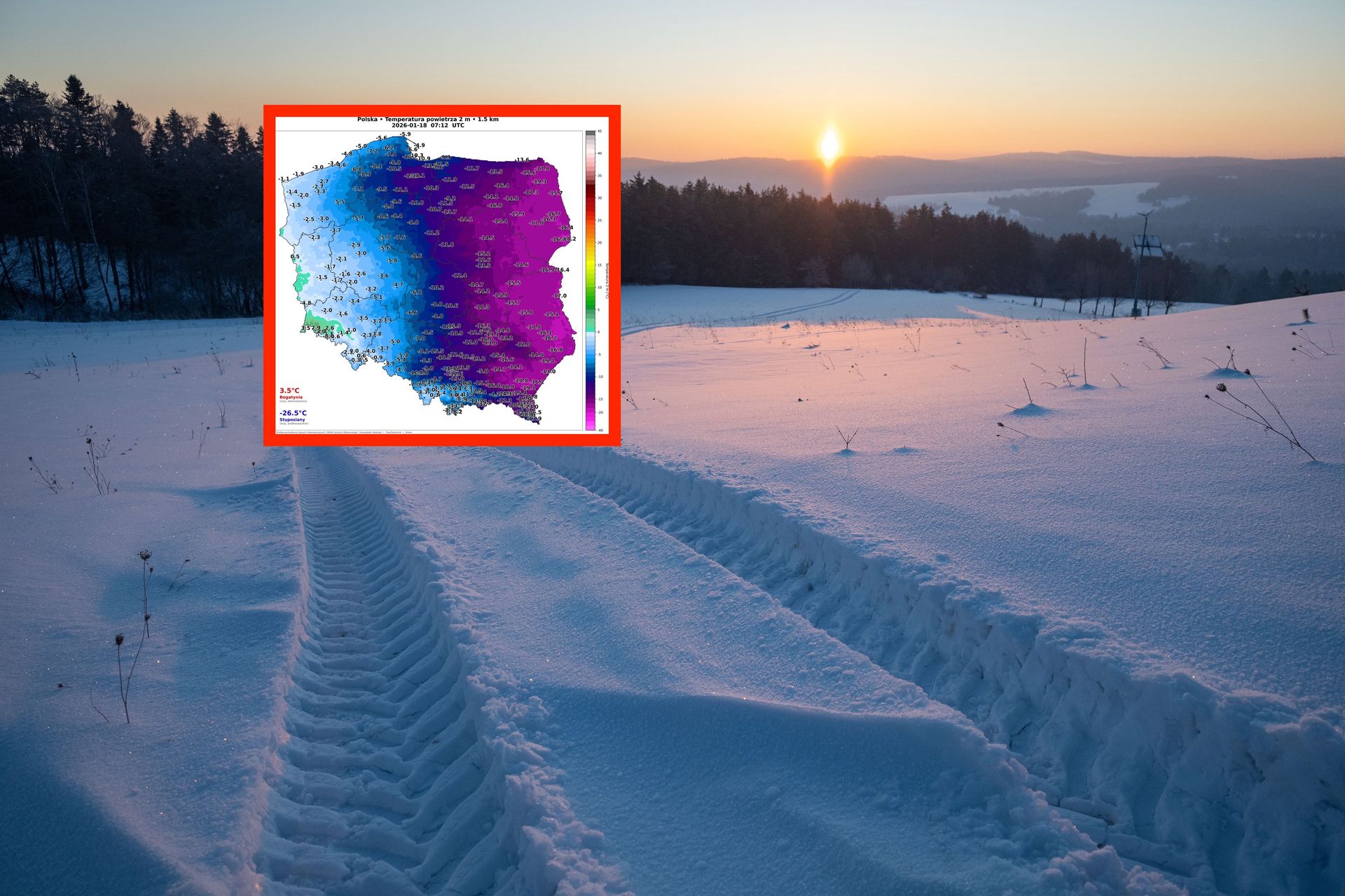 "Ależ to była noc". Na mapie widać, co działo się z pogodą w Polsce