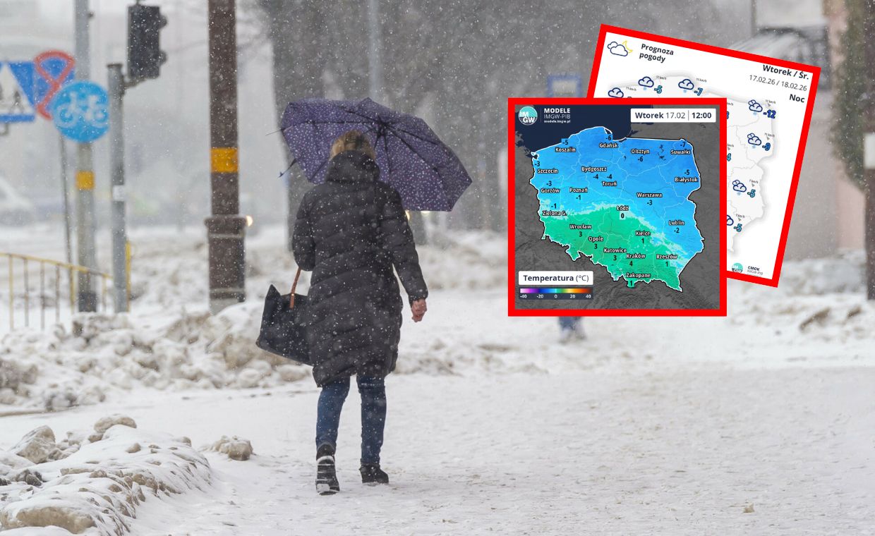 Opady i ujemne temperatury w jednej części Polski. Nowa prognoza