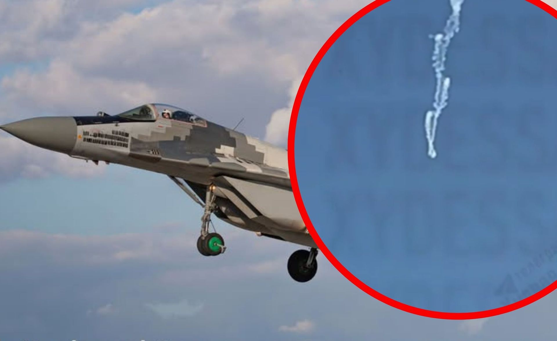 Ukraina straciła kolejny samolot. Pilot przeżył