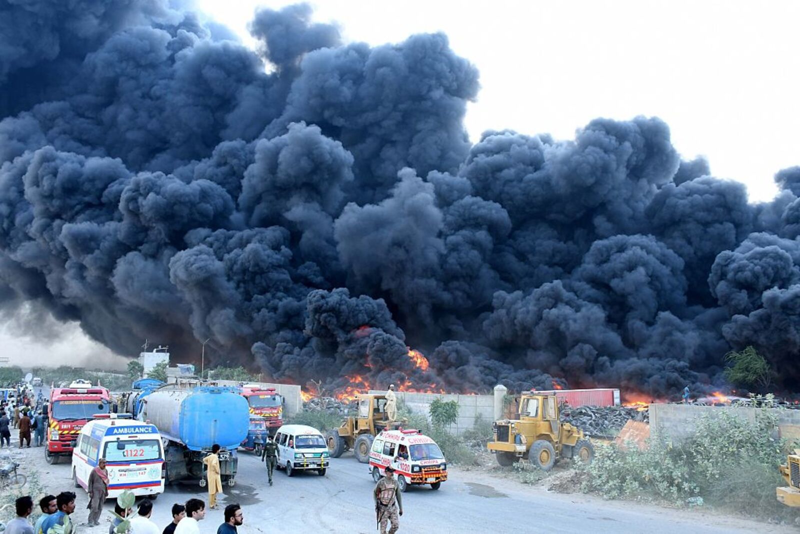 Pożar w centrum handlowym w Karaczi. Tragiczny bilans ofiar