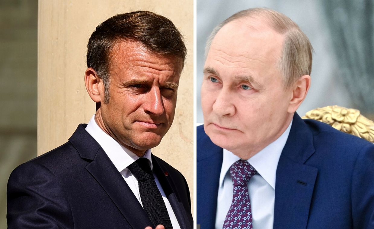 Macron rozmawiał z Putinem. Obawy o Iran