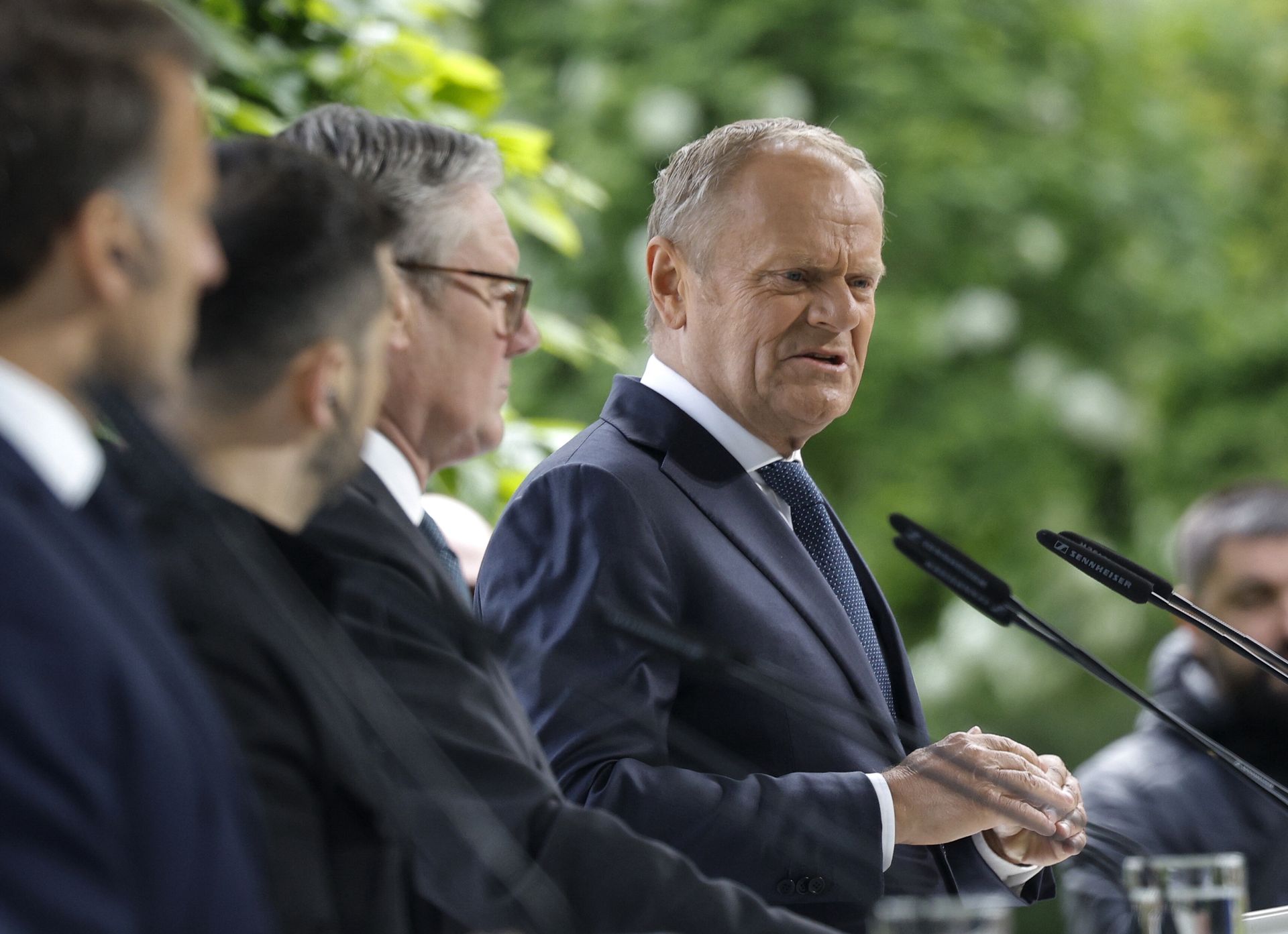 Tusk komentuje po powrocie z Ukrainy. "Znakomicie"