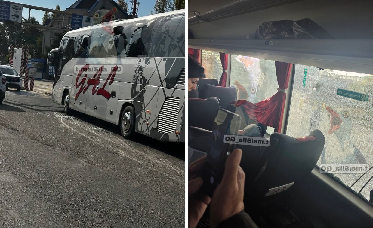 Pocisk spadł w Mołdawii. Autobus uszkodzony. Jest ranny
