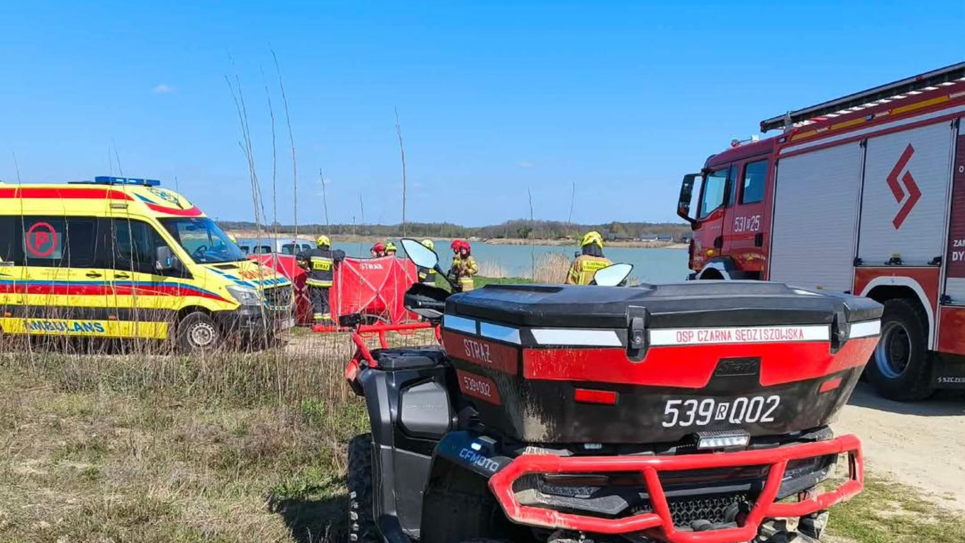 Tragedia nad wodą. Nie żyje wędkarz