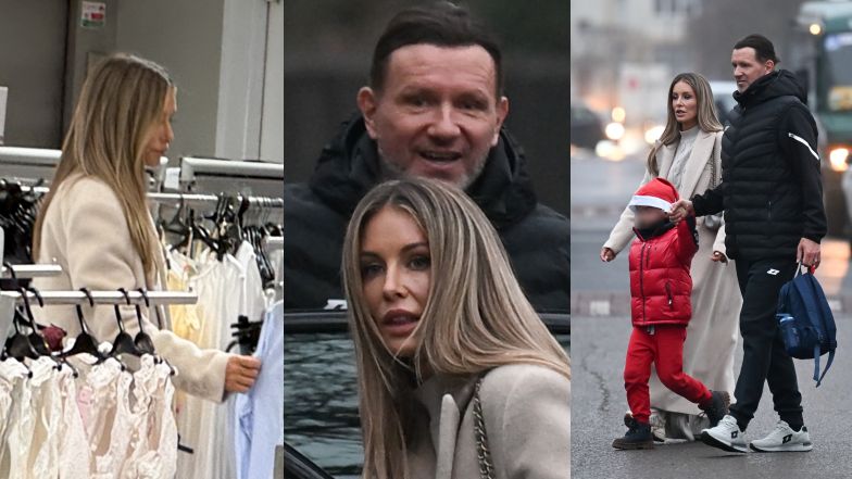 Przedświąteczna gorączka u Małgorzaty Rozenek i Radosława Majdana: buszowanie po sklepach, parkowanie na zakazie (ZDJĘCIA)