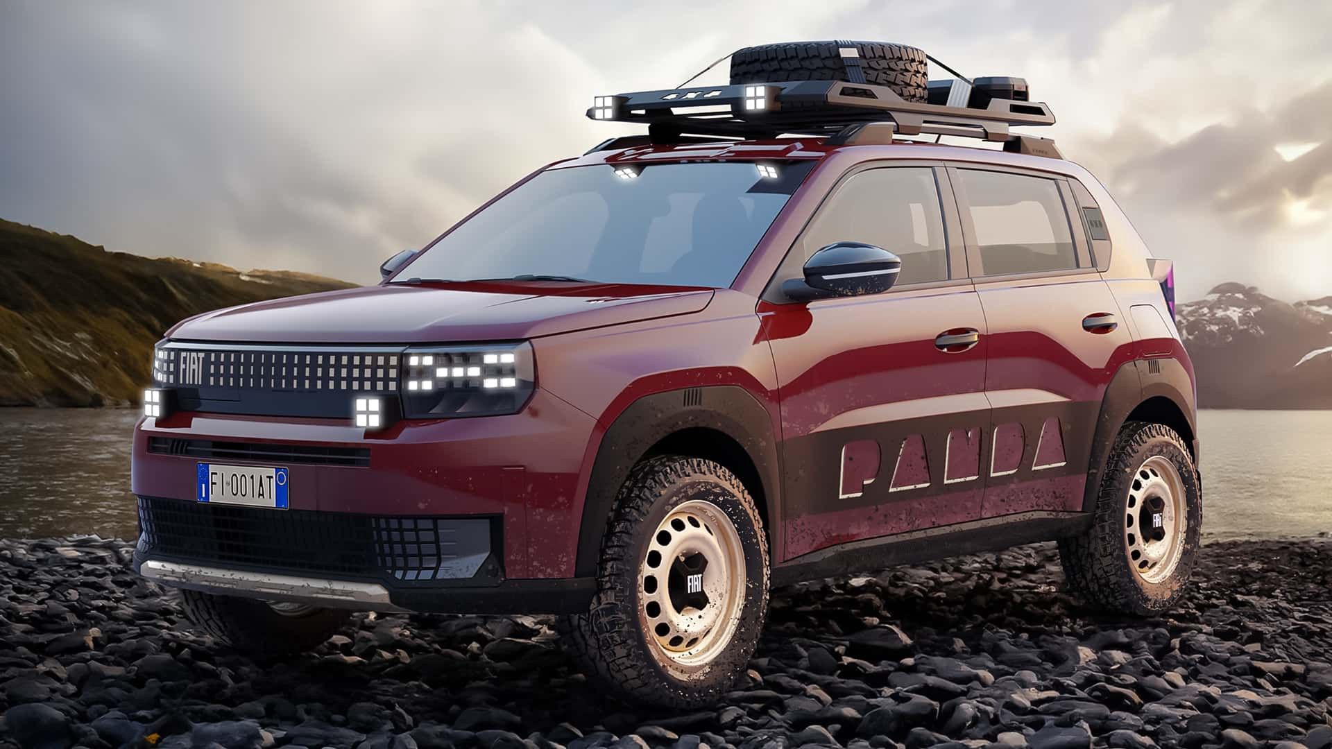 Panda 4x4 wraca. Fiat dzieli się grafikami konceptu
