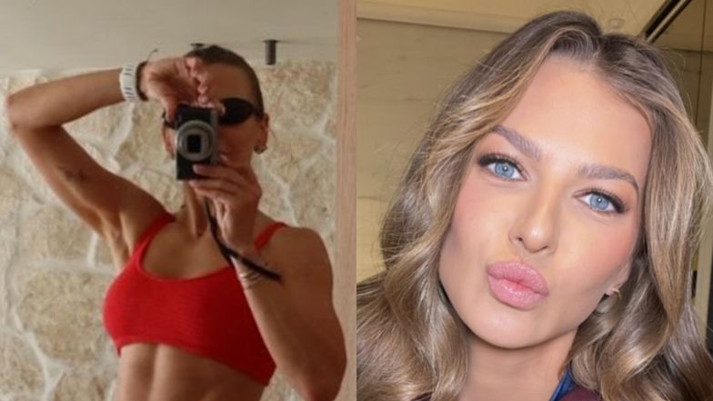 Anna Lewandowska pozuje w bikini i odsłania umięśniony brzuch. Figura marzenie? (FOTO)