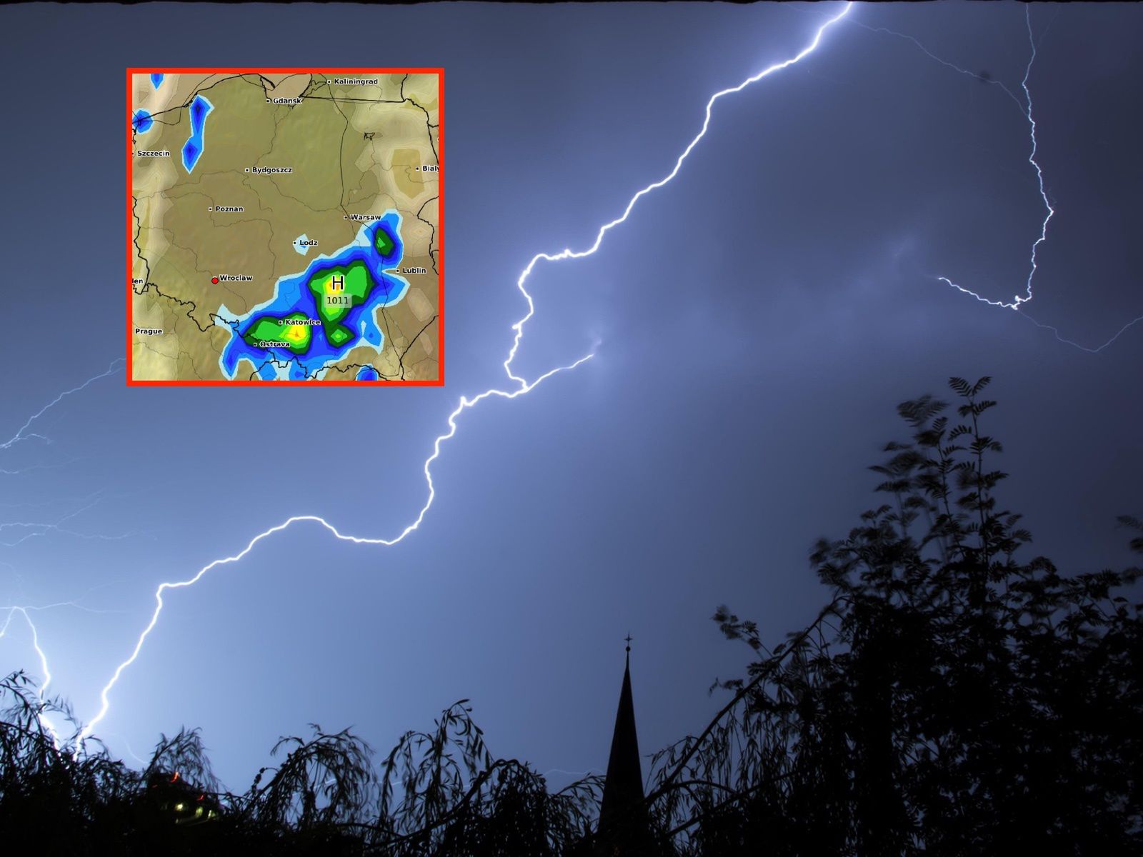 Groźne burze nad Polską. Co nas czeka w nocy?