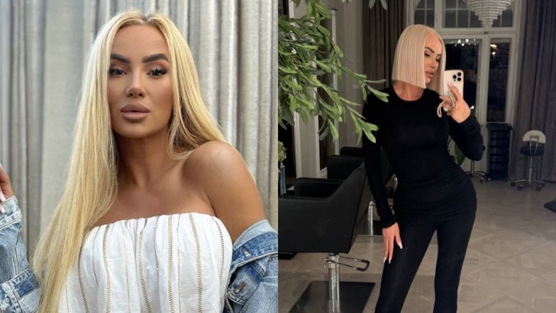 Izabela Macudzińska chwali się NOWĄ FRYZURĄ, a "fan" dogryza: "Twarz się już zapada". Jest odpowiedź celebrytki