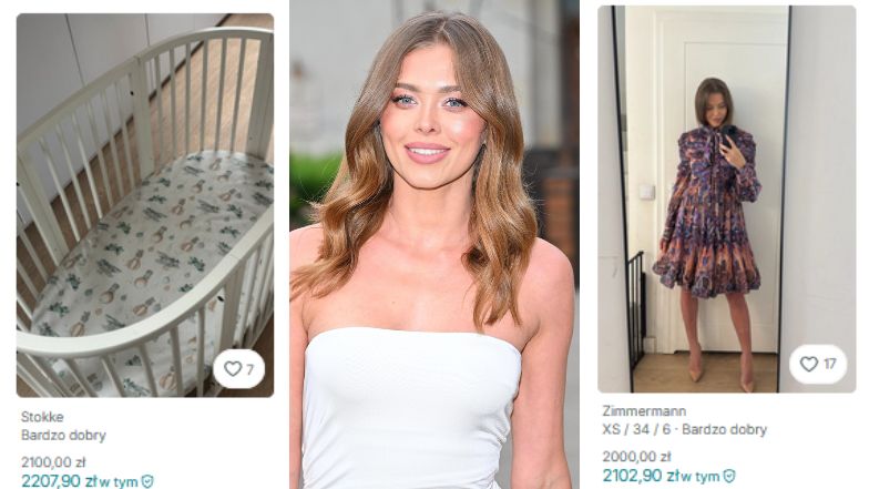 Joanna Opozda zorganizowała wyprzedaż szafy: dziecięce ubranka, sukienki za krocie, a choćby meble Vincenta...