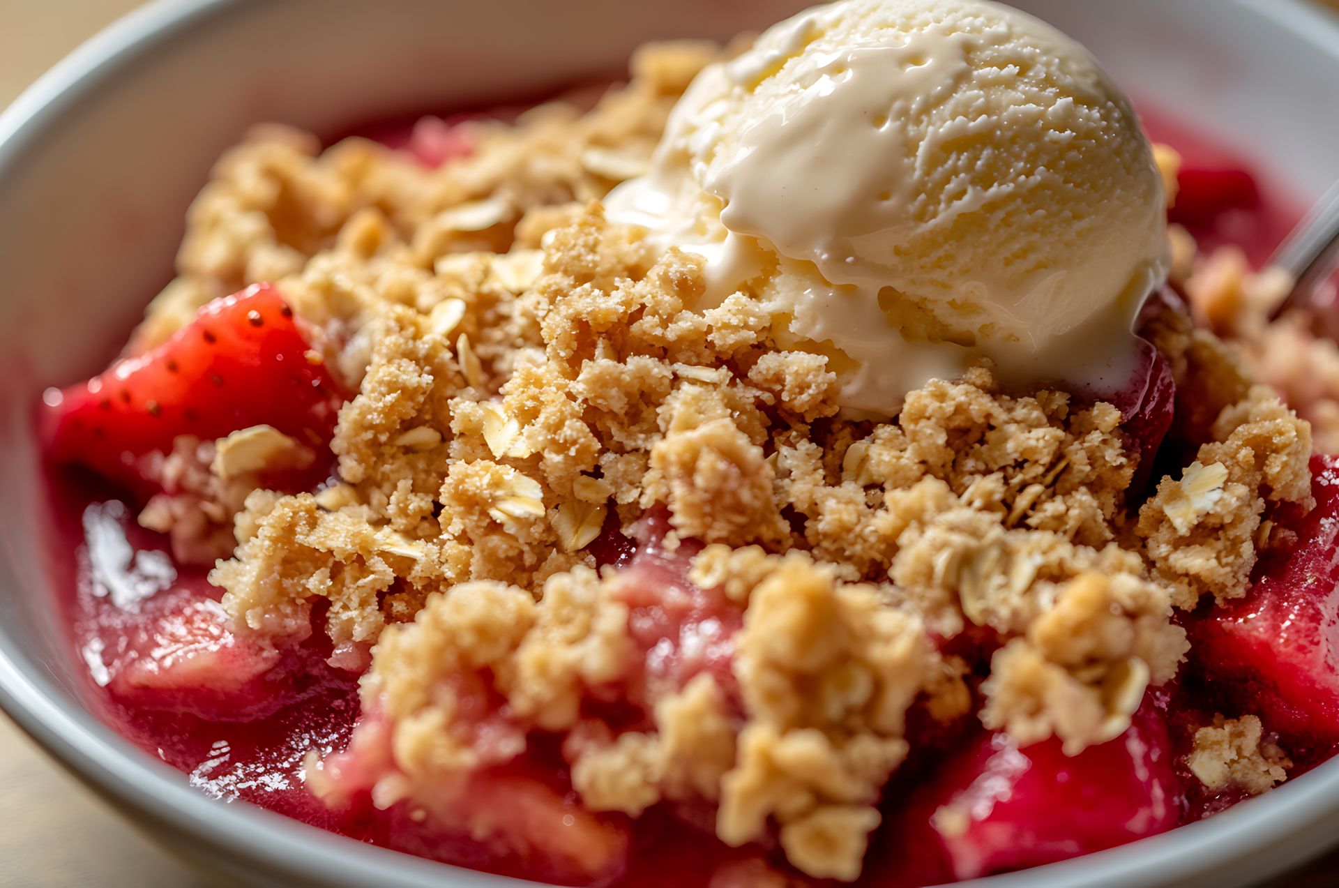 Zapiecz truskawki pod kruszonką. Na sam ich widok będzie leciała ślinka