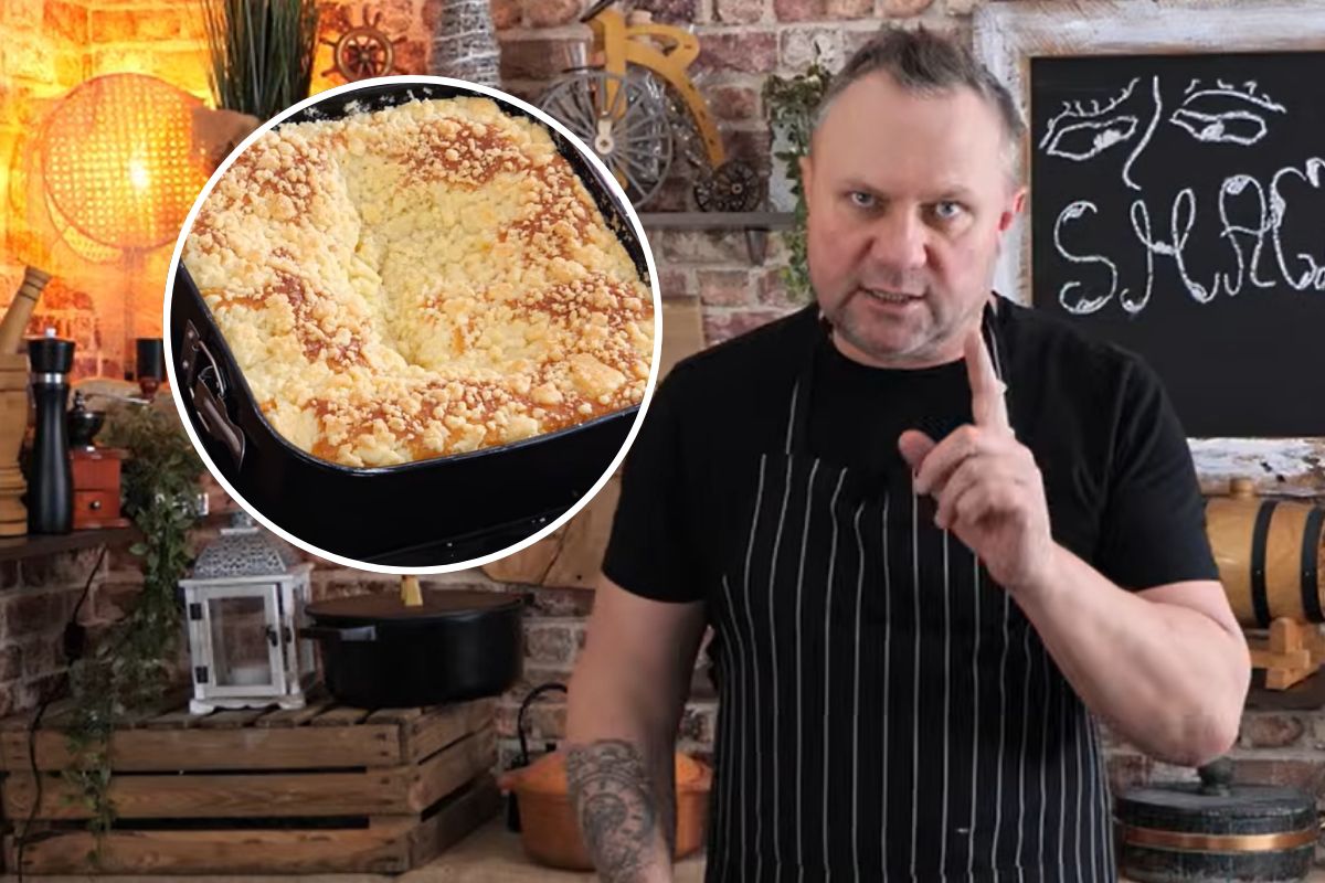 Strzelczyk pokazał, jak robi drożdżówkę na zaparce. A po wyjęciu z piekarnika "spektakularna katastrofa"