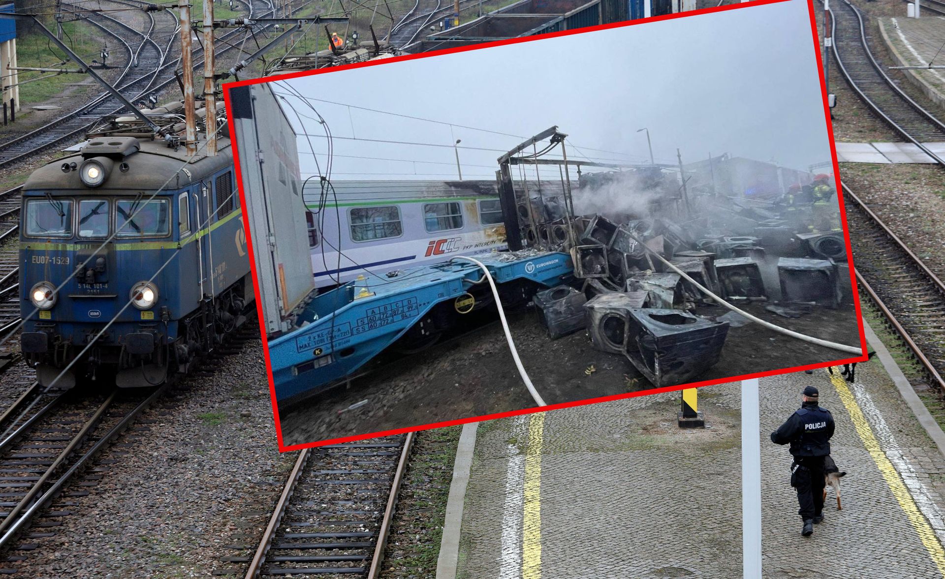 Pożar w pociągach PKP. Komisja kolejowa zbada przyczyny