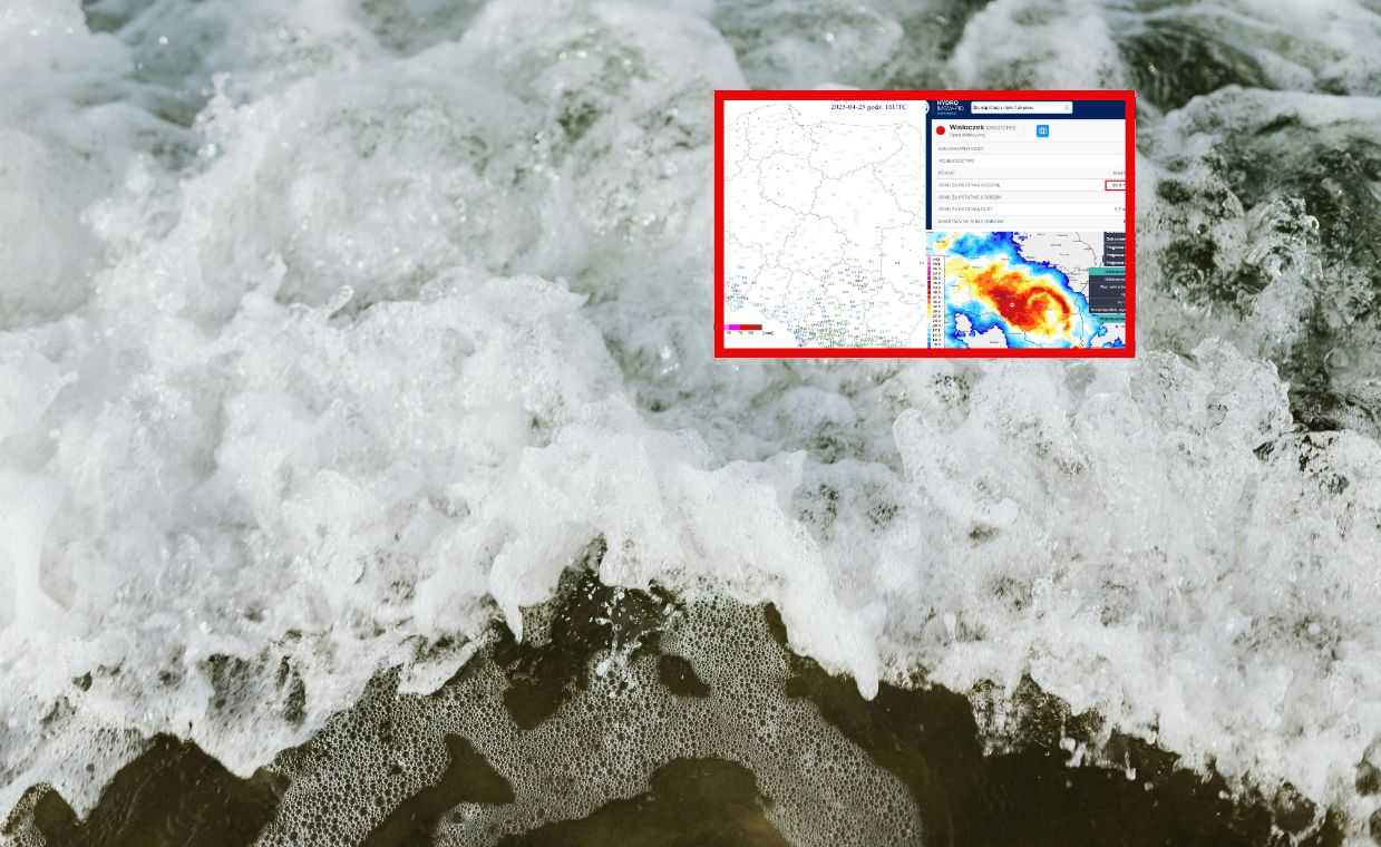 "Opad o nawalnym natężeniu" na Podkarpaciu. Rośnie poziom w rzekach