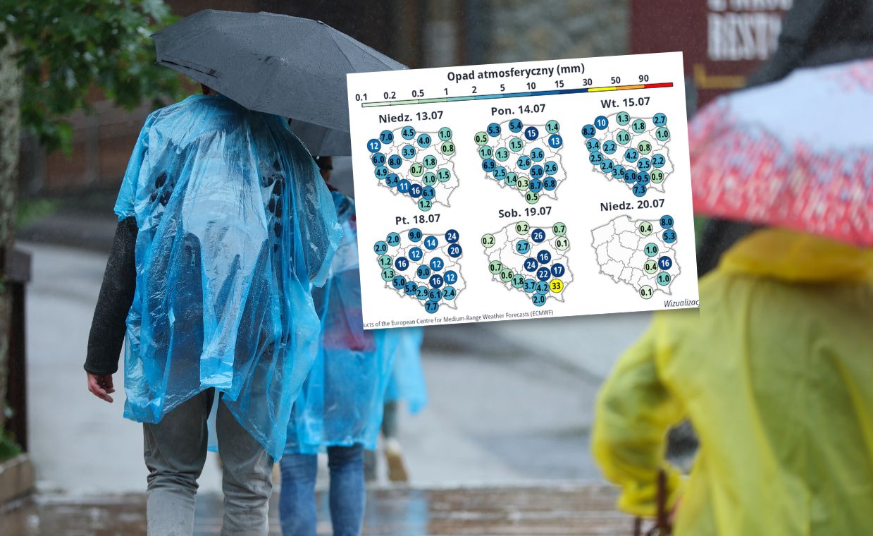 Deszczowe dni w Polsce. Wiadomo, kiedy ma przestać padać