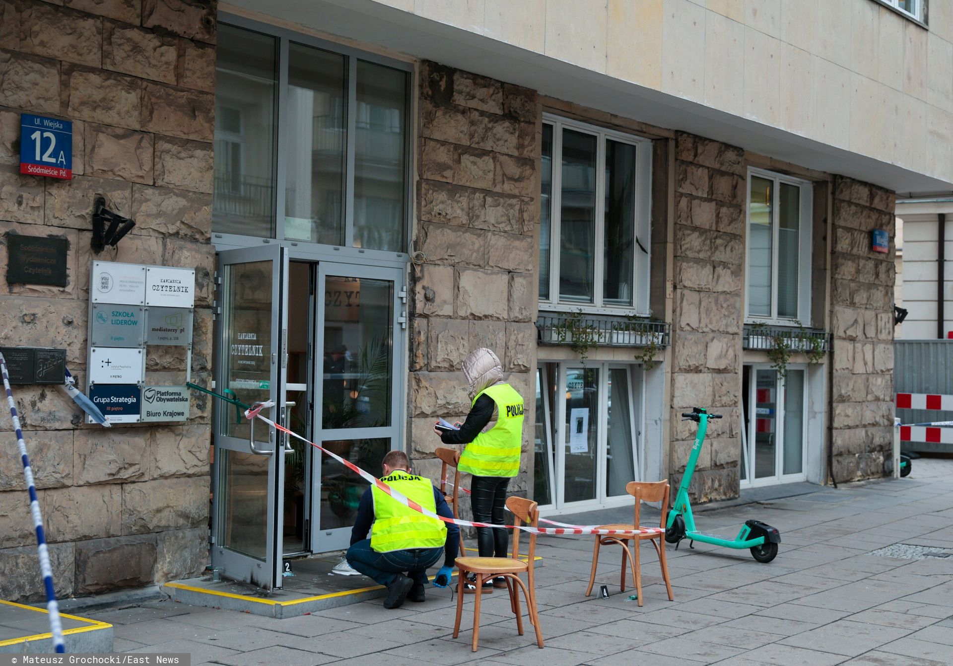 Incydent przed biurem PO. 44-latek z zarzutami
