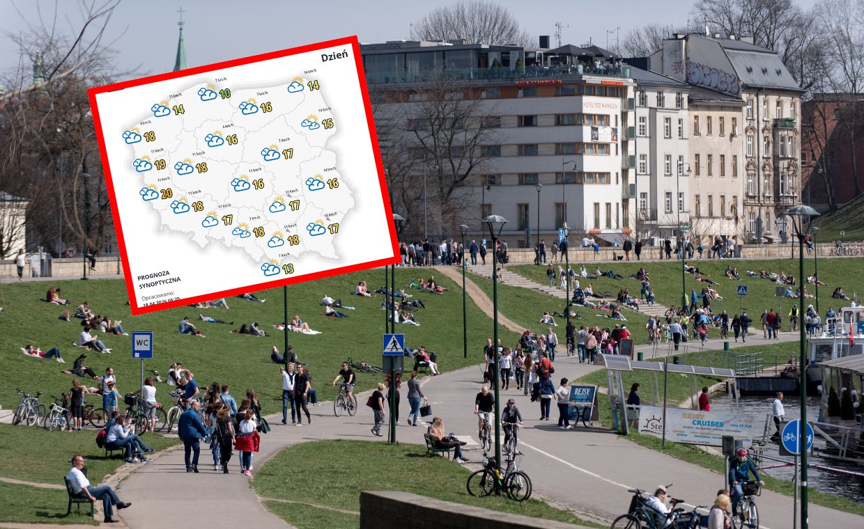 Antycyklon Tilman nad Polską. choćby ponad 20 stopni